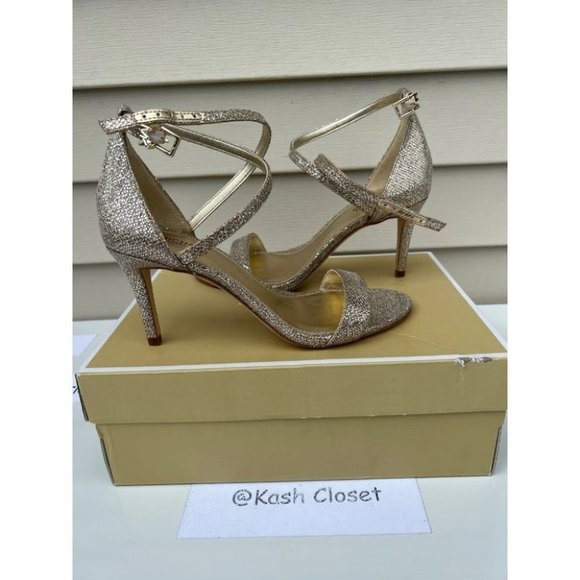 Michael Kors Ava Strappy Sandal - Size 7 M - Picture 1 of 10